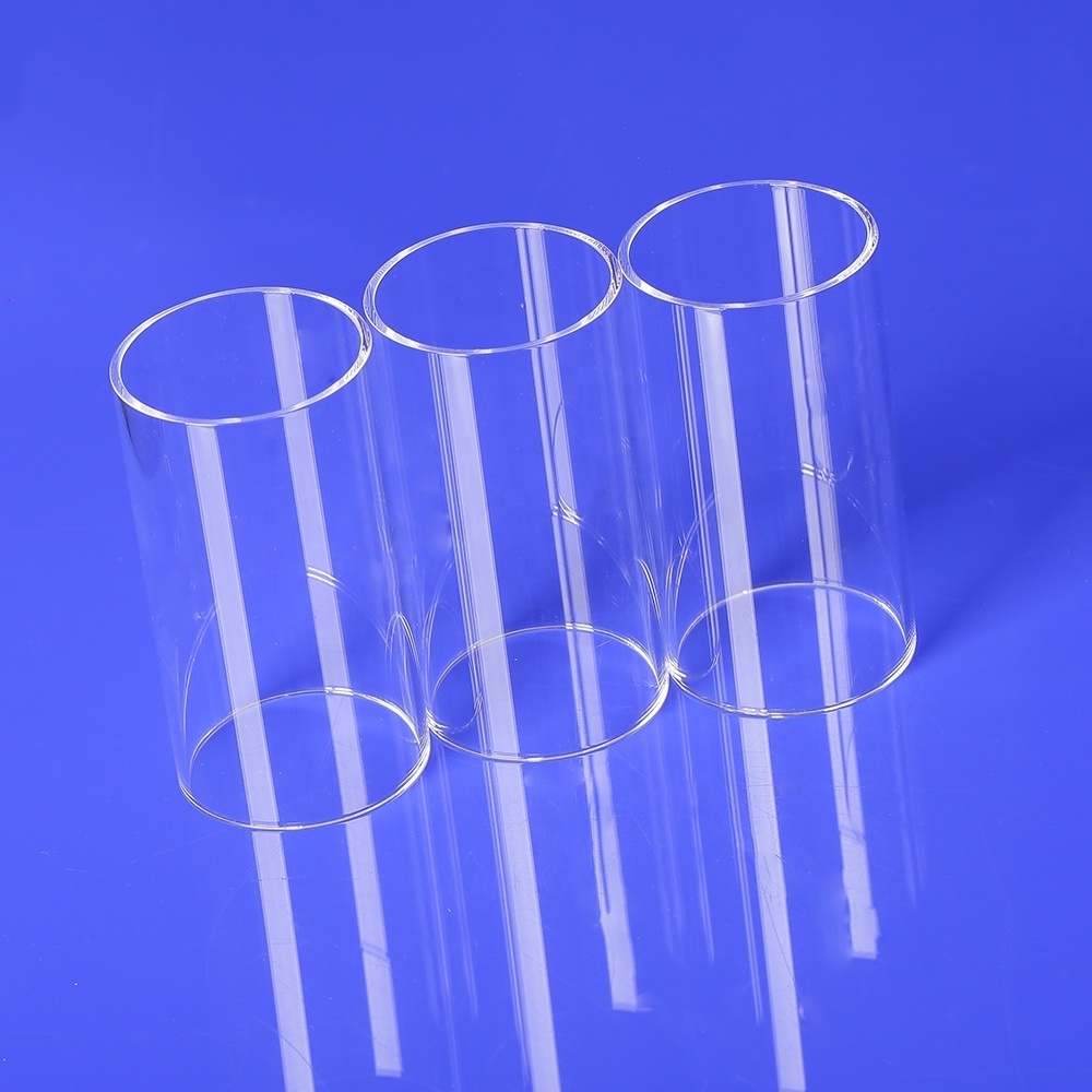 Customized Transparent High Temperature Resistance Quartz Glass Tube Quartz Pipe