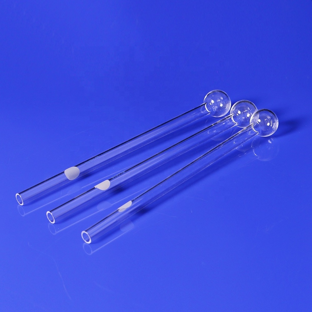 2023 High purity clear BET test tube clear quartz glass tubes quartz pipes