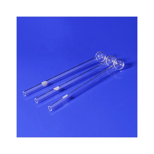 High quality hot sale ball shape end BET sample quartz tube quartz pipes clear quartz glass test tube