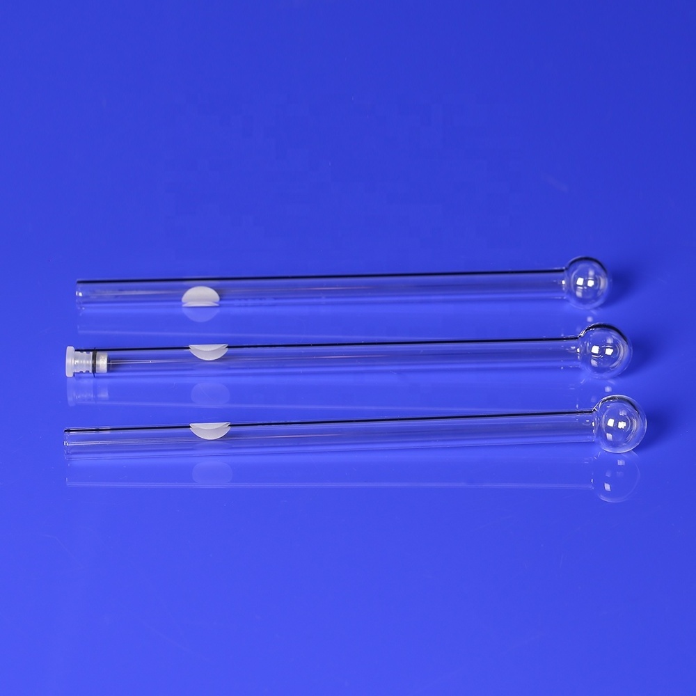 2023 High purity clear BET test tube clear quartz glass tubes quartz pipes