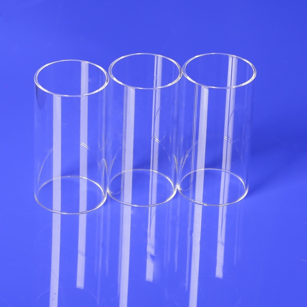 Customized Transparent High Temperature Resistance Quartz Glass Tube Quartz Pipe