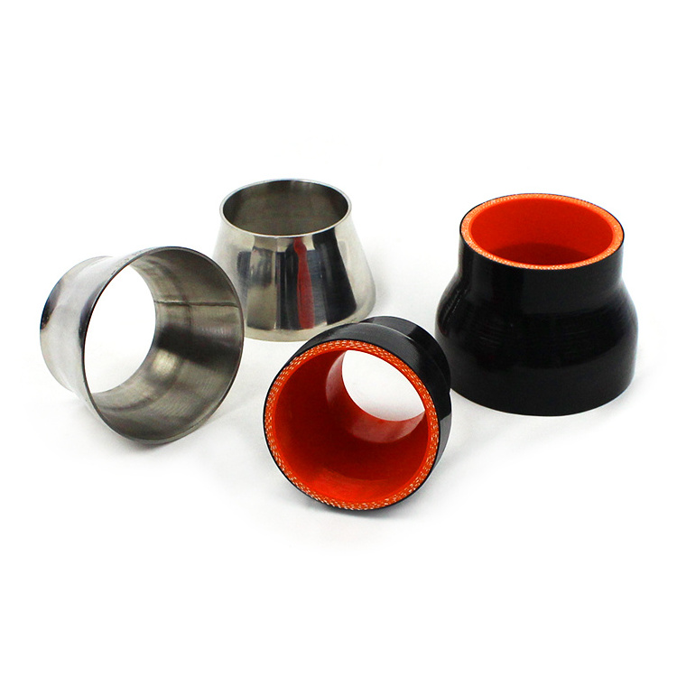 Polished 4 in. x 1-1/2 in. Concentric Weld Stainless Steel Tube Reducer 304 OD Buttweld Fitting