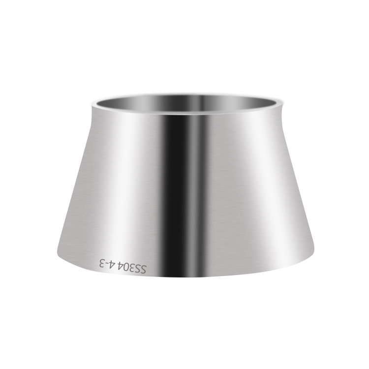 Polished 4 in. x 1-1/2 in. Concentric Weld Stainless Steel Tube Reducer 304 OD Buttweld Fitting