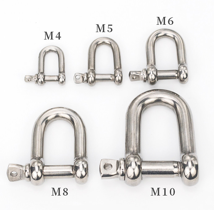 A4 A2 stainless steel  BS3032  DEE shackle