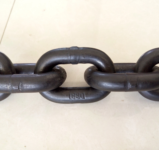 alloy steel G80 level heavy chain G80 lifting chain