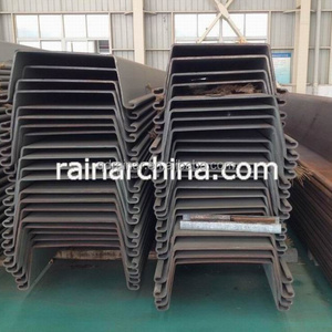 600-750mm cold rolled U type steel larsen sheet pile