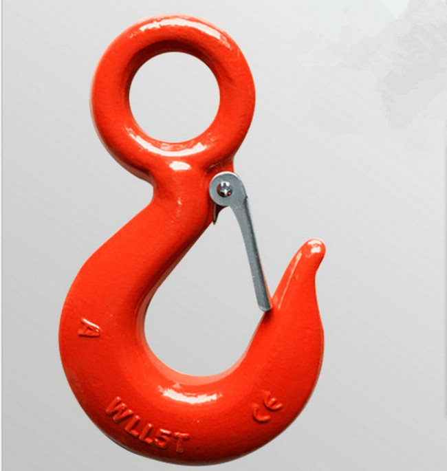 G80 safety hook Eye slip hook with latch