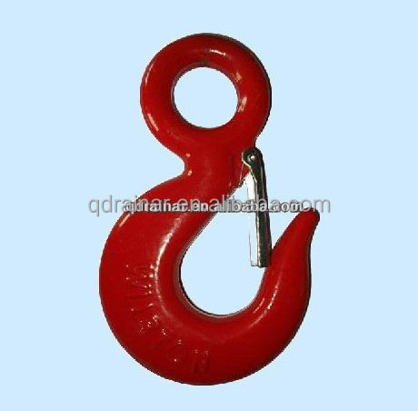 G80 safety hook Eye slip hook with latch