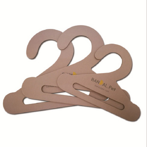 FSC recycled paper cardboard hangers custom scarf hangers towel display tie storage children's clothing cardboard hangers