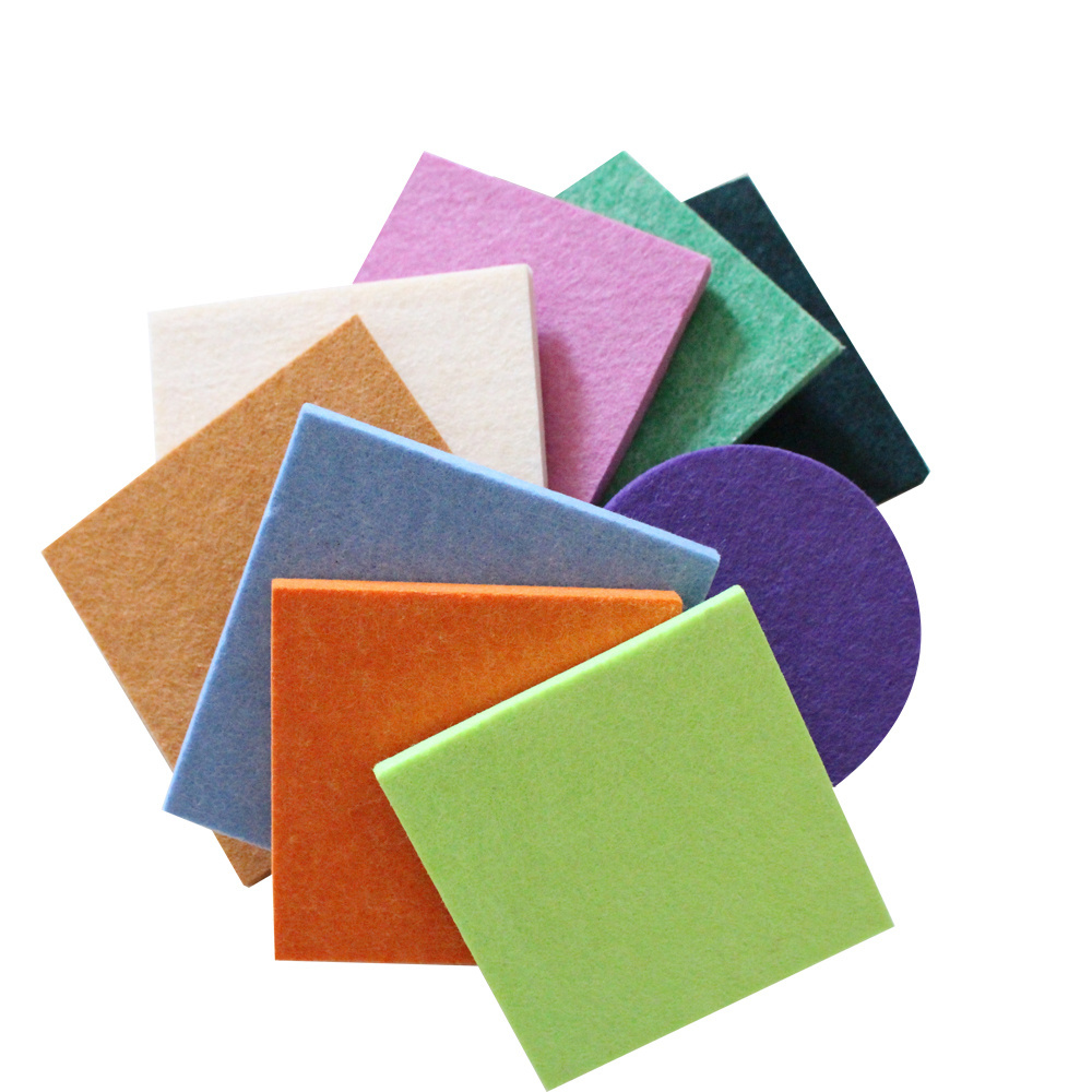 Fire proof room polyester fiber felt sound-absorbing board panels partition wall hexagon acoustic panel