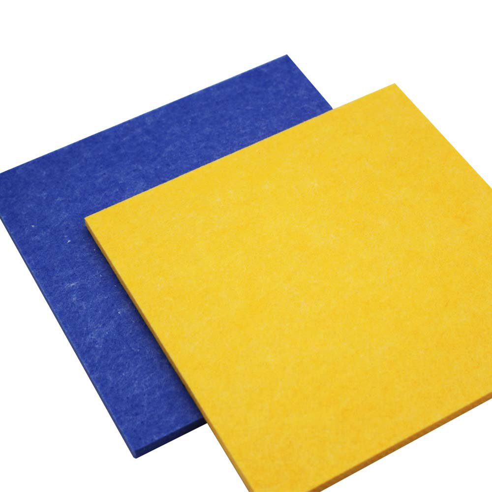 Fire proof room polyester fiber felt sound-absorbing board panels partition wall hexagon acoustic panel