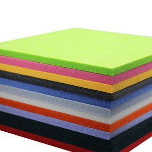 Fire proof room polyester fiber felt sound-absorbing board panels partition wall hexagon acoustic panel