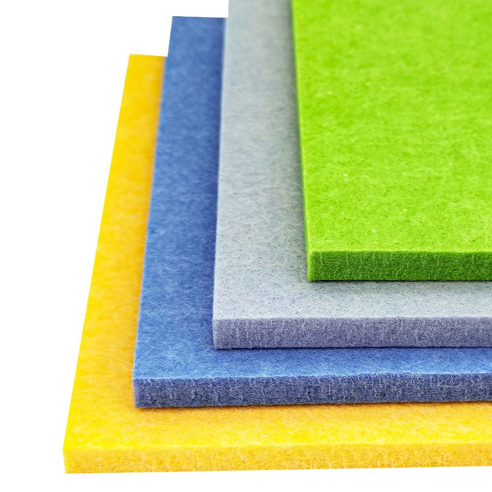 Fire proof room polyester fiber felt sound-absorbing board panels partition wall hexagon acoustic panel