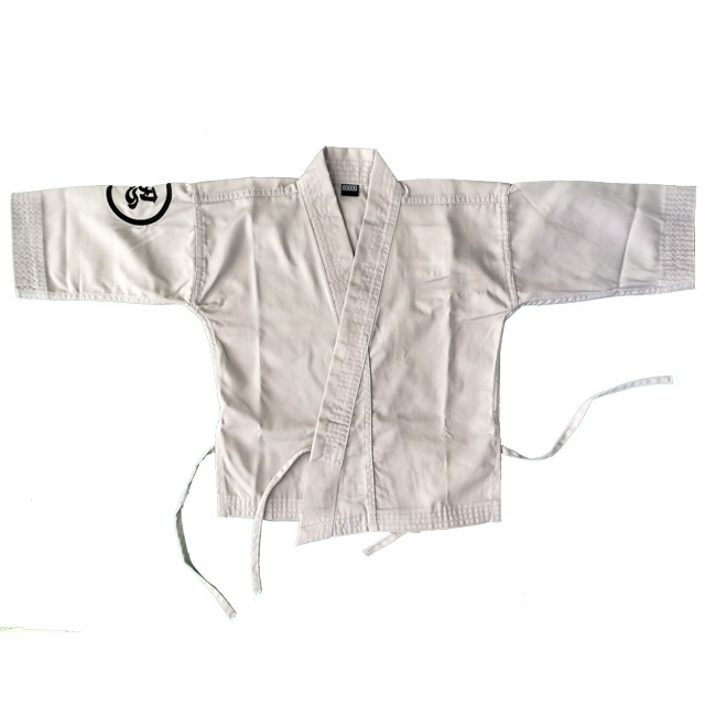 basic karate uniform grey twill material  new style  training karate  karate uniforms custom