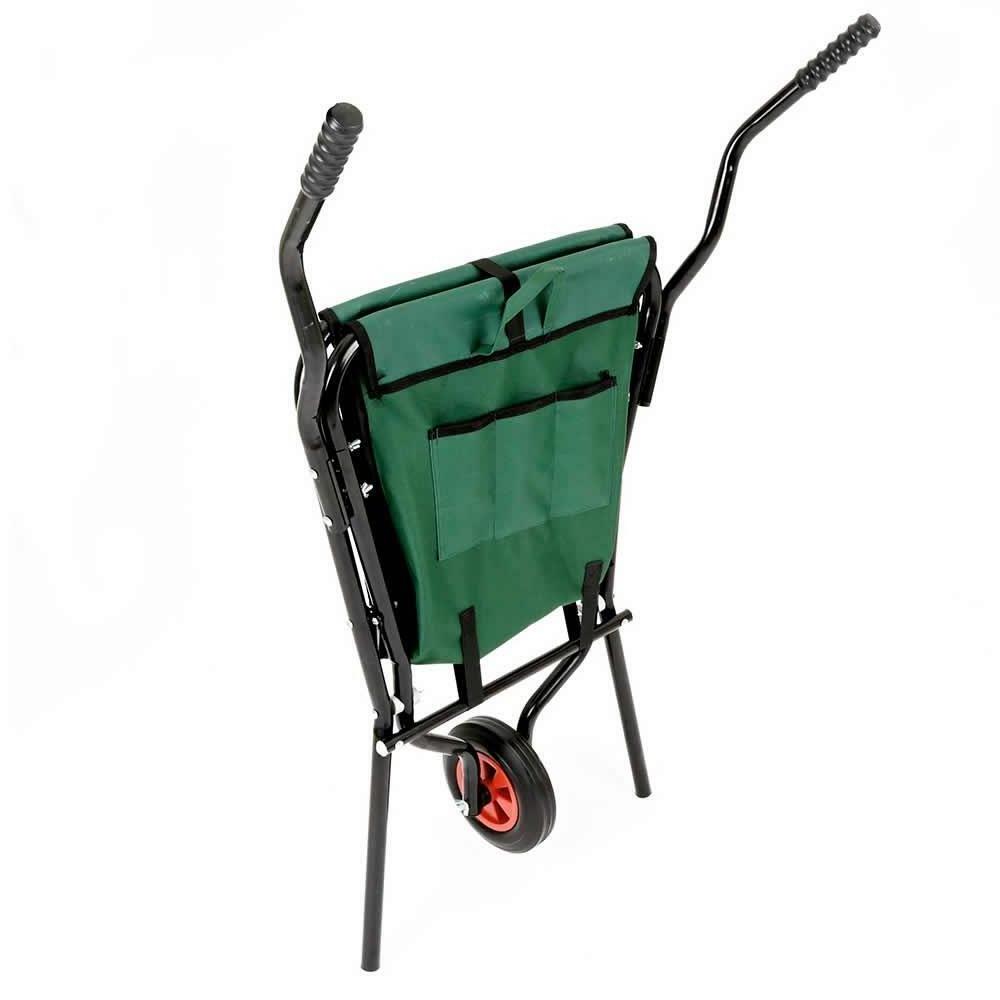 foldable wheelbarrow WB0400  folding fabric tray wheelbarrow   folding tool cart   Oxford barrow