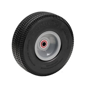 10 inch pu foam wheel  Offset Hub Hand Truck Tire Flat Free  4.10/3.50-4 pu foam wheel