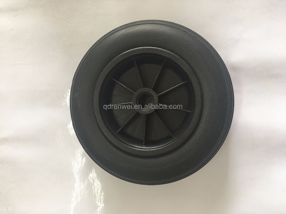 8inch 200mm nylon rim wheelchair pu solid front tyre wheel