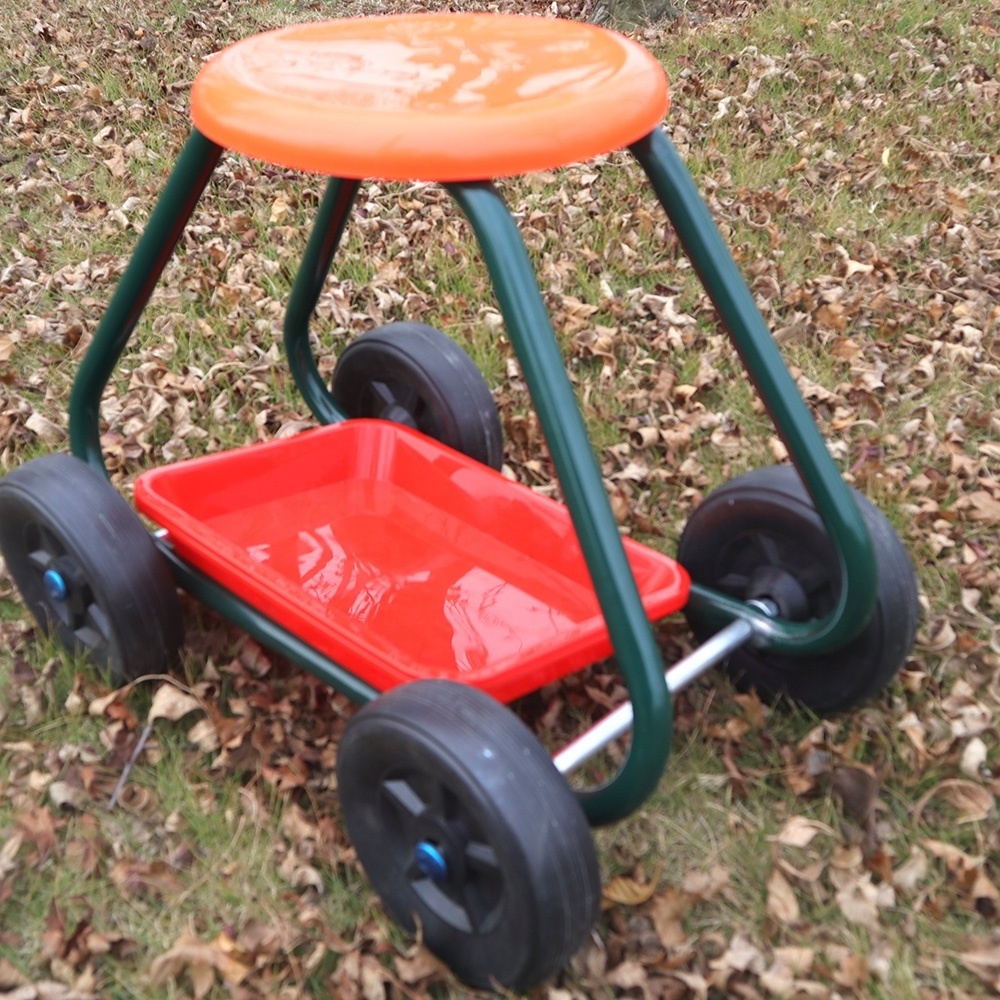 Rolling Garden Cart Work Seat Garden work Seat Cart