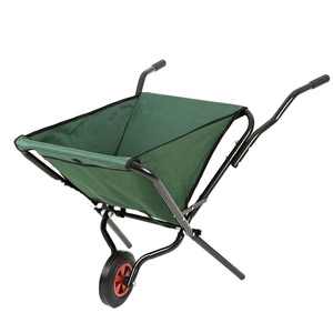 foldable wheelbarrow WB0400  folding fabric tray wheelbarrow   folding tool cart   Oxford barrow