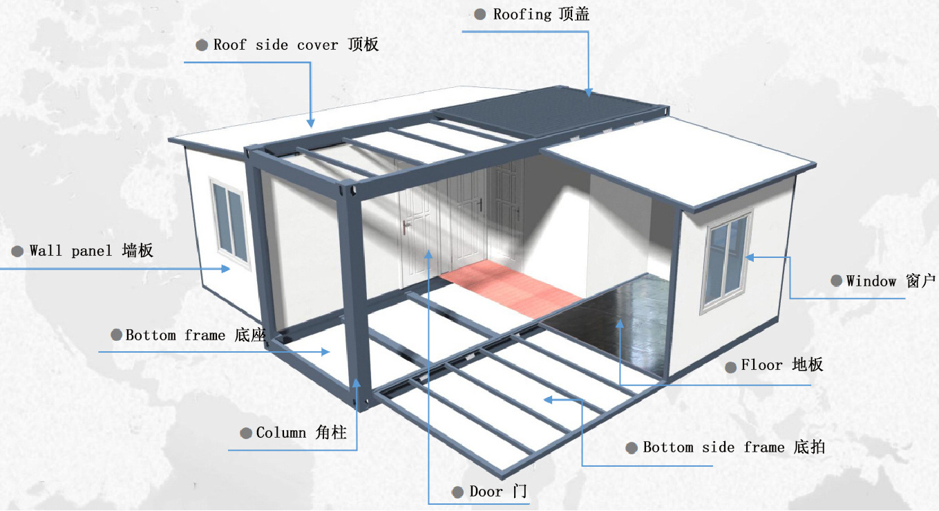 20ft 40ft Luxury Expandable Container House 3 Bedroom Home Plans Portable Mobile Home Prefab Homes For Sale In Australia