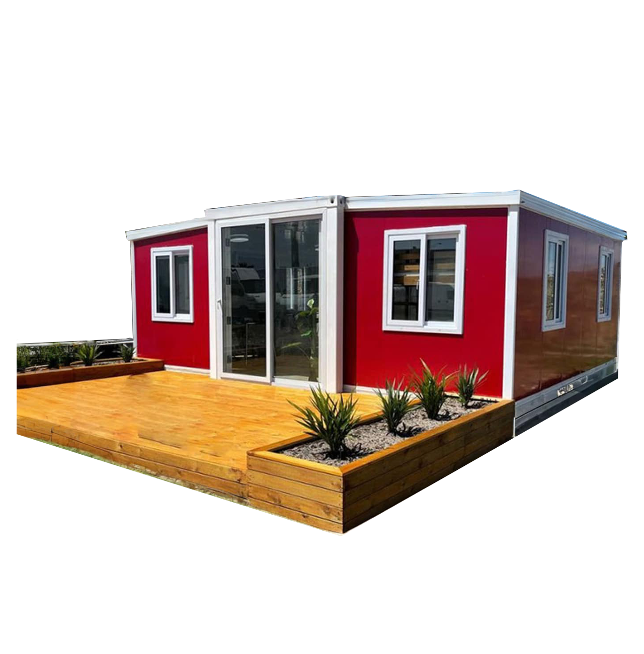 Prefab Modular Home House /Porta Cabin / Casa Australia 20 Ft And 40 Ft Folding Expandable Container House For Sale