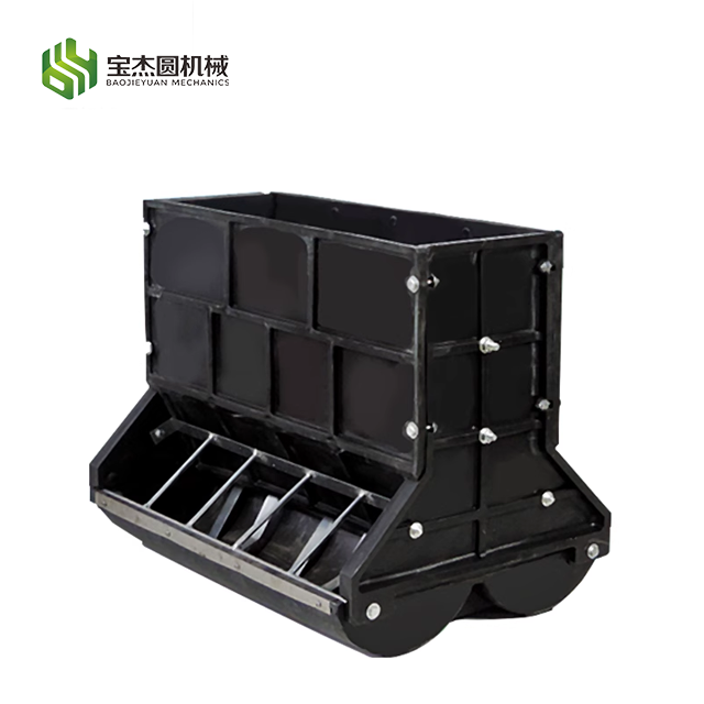 China Made Plastic Double-Side Automatic Pig Feeding Trough Hog Feeders Farming Equipment 10 Feeding Holes For Pigs