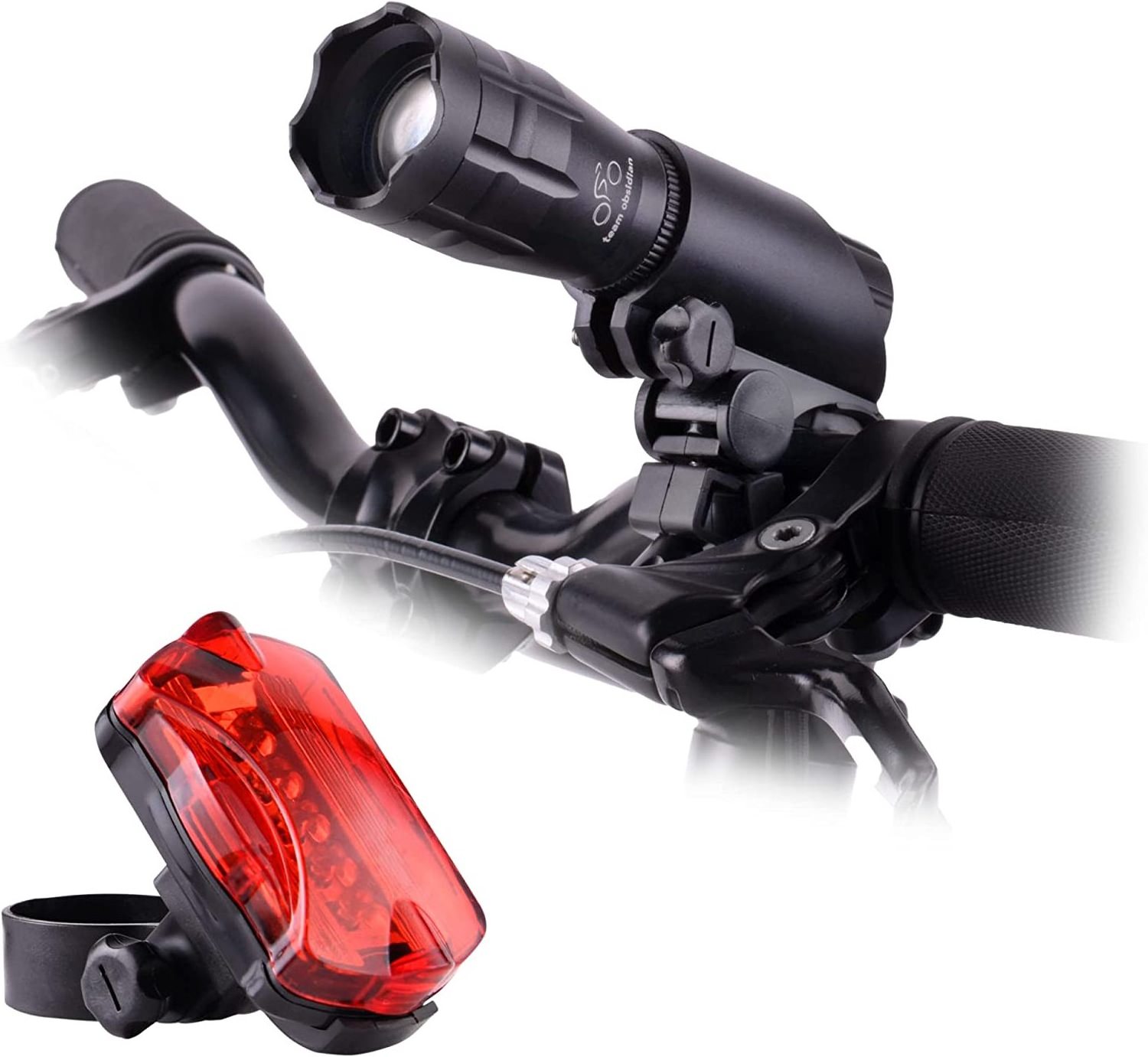 Wholesale bike Bicycle Accessories USB Rechargeable Bicycle lamp