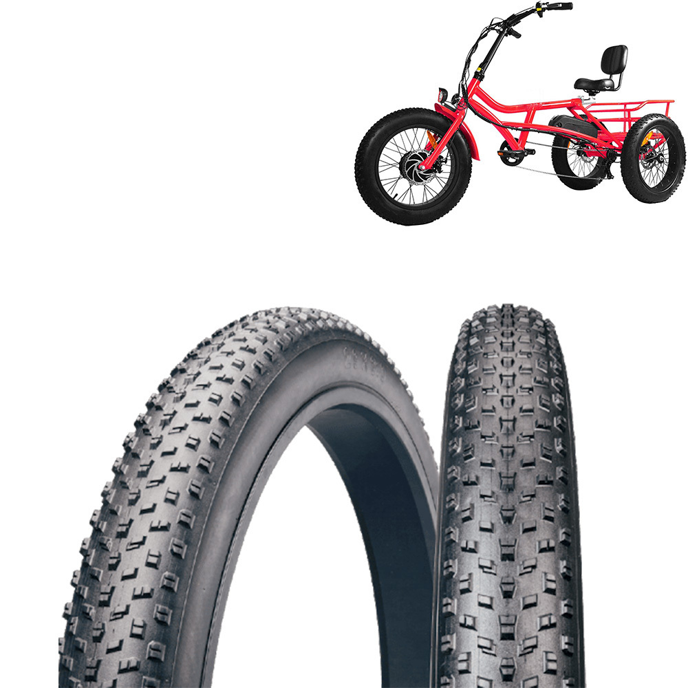 Electric Tricycle 20x4.0 Electric Fat Bicycle tyre 20*4 24x4.0 Three Wheels Tricycle  Fat Tire 26x4.0 butyl tube BICYCLE  PARTS