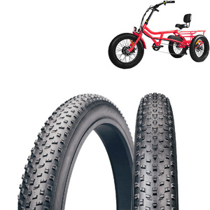 Electric Tricycle 20x4.0 Electric Fat Bicycle tyre 20*4 24x4.0 Three Wheels Tricycle  Fat Tire 26x4.0 butyl tube BICYCLE  PARTS