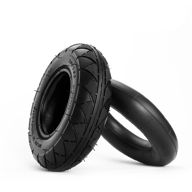 Quality Warranty Electric scooter tire inner tube 6x1 1/4  8x1 1/4'' 200x50  175x50  200x50 bent auto valve butyl rubber tube