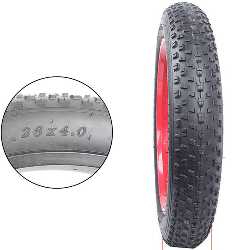 Electric Bike Tyre Cruiser Fat Bike Tires With Anti puncture layer 26 Inch Bike Tires 26x4.0