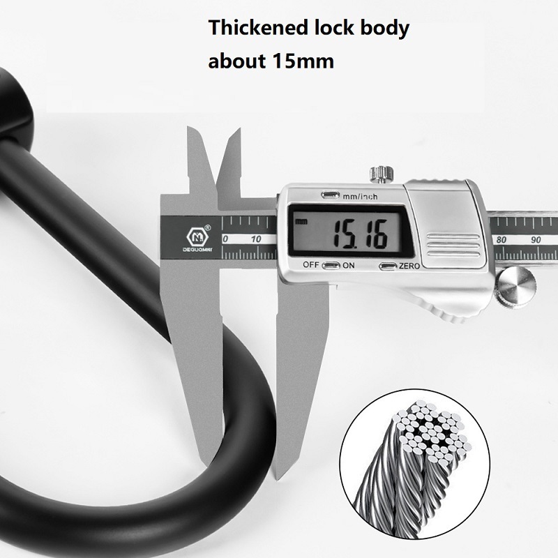 High Security Anti-theft Smart Bike Bicycle Lock Cycle U  Shape Locks