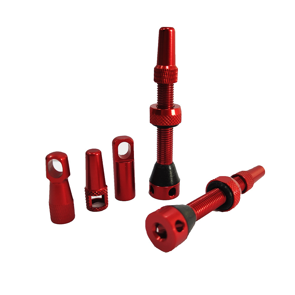 Super Light Presta Valve Stem Kit with Valve Core Remover Tool