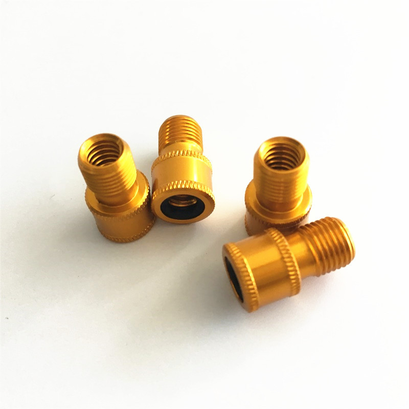 bicycle air adapter tubeless presta to Schrader valve adapter