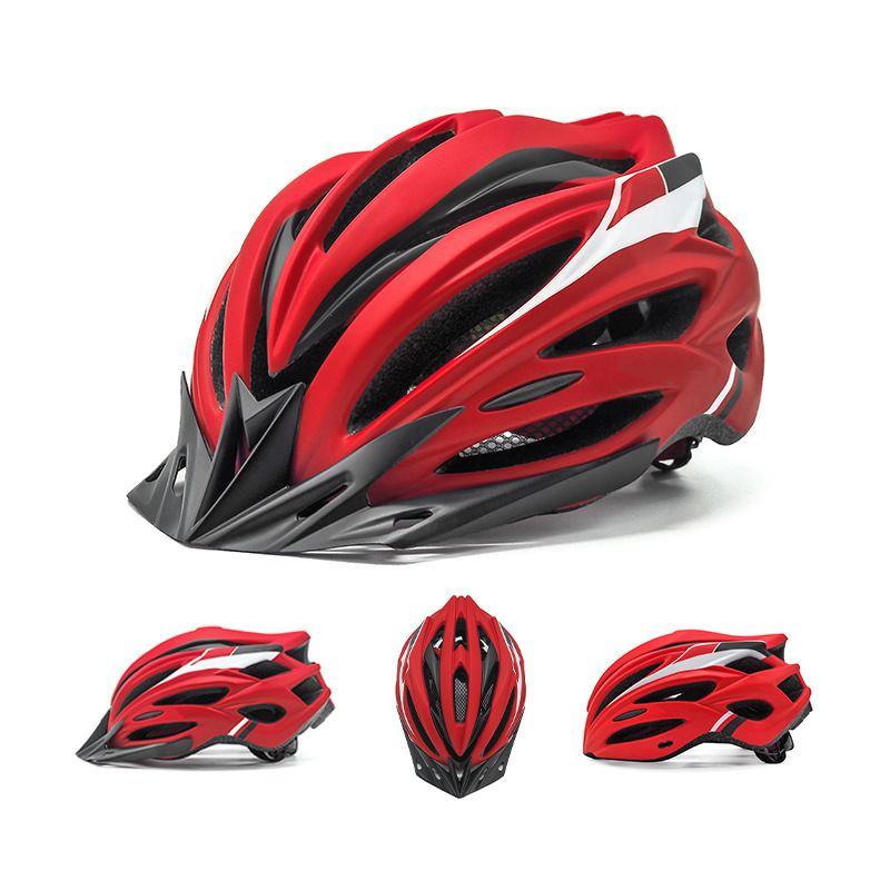 Wholesale New Bicycle Helmet with hat brim Sports High Quality Safety Helmet Cycling Helmet For Adult And Kids