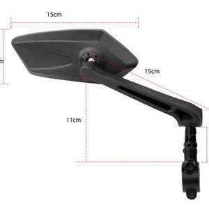 Wholesale Bicycle Rearview Mirror Retractable Reflector Scooter Rearview Mirror