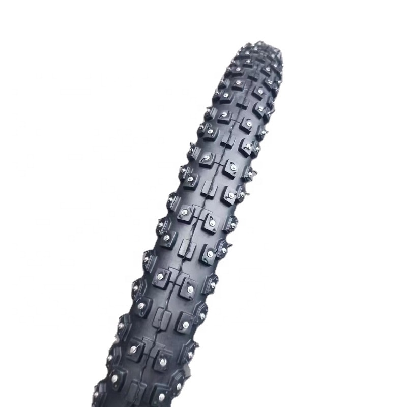 Bicycle Parts 27.5x2.10 Bicycle Snow Studded Spikes Tires Bike Winter Anti-slip Tyres