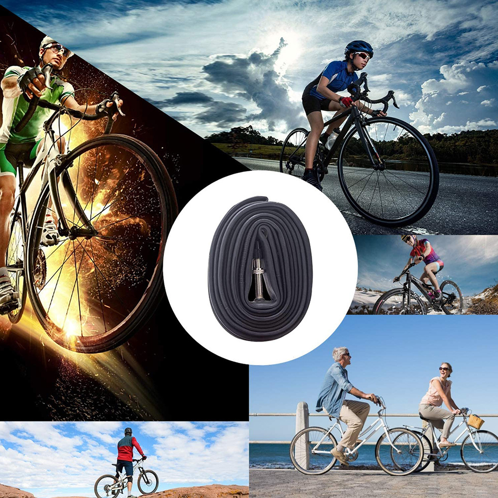 Hot sale 26x1 1/2x1 5/8   26x1 3/8   27x1 3/8 bicycle inner tube butyl rubber 26'' 27'' 28'' 29'' inch bike tyre and inner tube