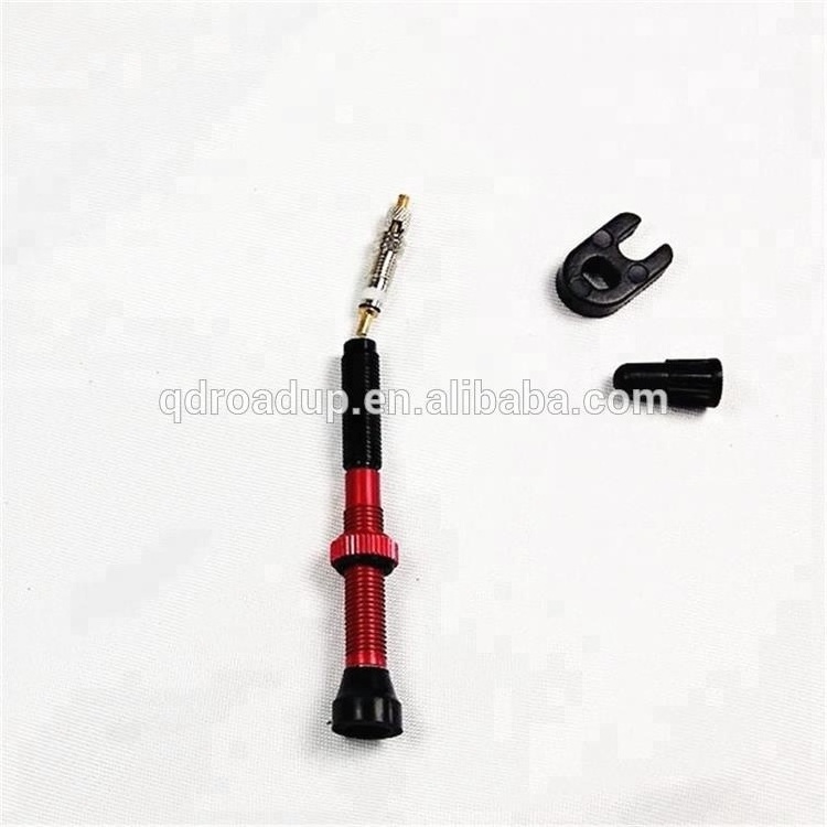 Bicycle components tubeless presta valve and valve extender