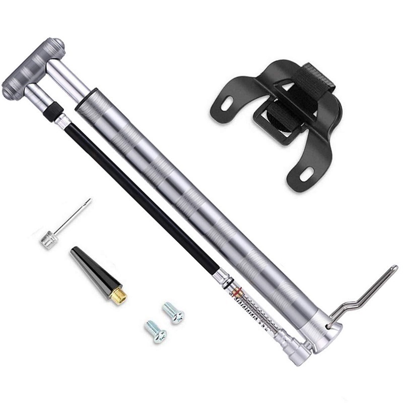 160 PSI OEM Aluminum Alloy Floor Air Portable Cycling Pump Hand Air Tire Bicycle Pump Air Bike Pump with Pressure Gauge