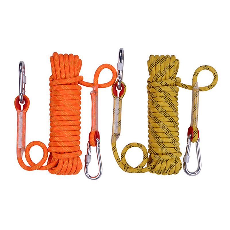 Jetshark hiking accessories outdoor rescue wholesale polyester safety mountaineering equipment mountain rock climbing rope