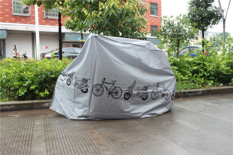 Jetshark 200*100cm  outdoor ripstop portable  waterproof polyester bike rain cover bicycle cover for mtb road bike