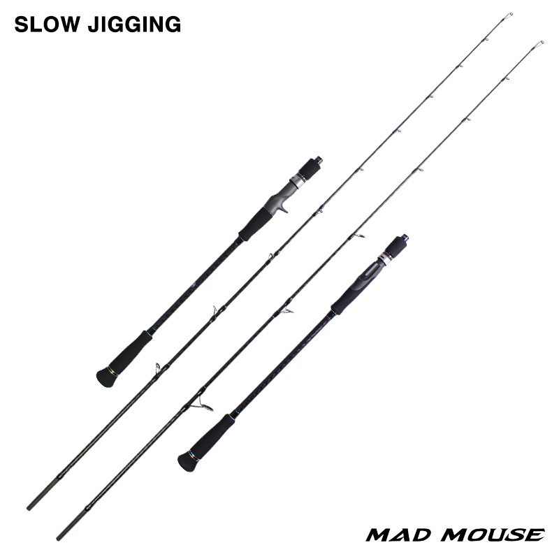 MADMOUSE Japan Full Fuji Parts Slow Jigging Rod 6