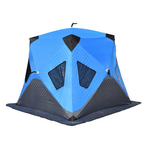 JETSHARK 3-4 Person Quick Automatic 1.8*1.8*2m Opening Outdoor Warm Camping Sauna Shelters Ice Cube Winter Fishing Tents