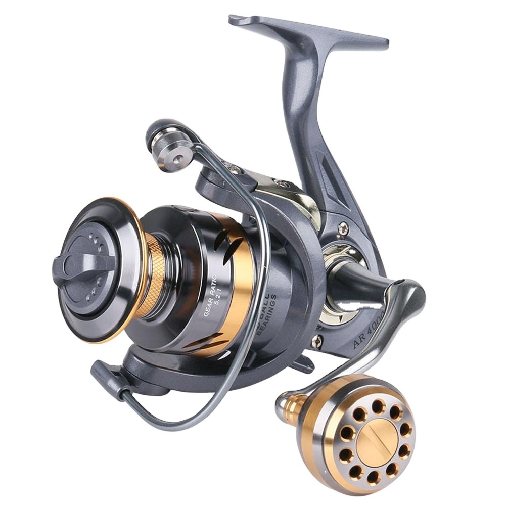 JETSHARK fishing reel Spinning Metal Knob Metal Large-capacity Spool AR2000-7000 Series spinning  Fishing Reel