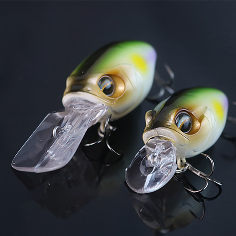 8g 12g  Blank Bass Square Deep Diving Bill Lipless Deep Mini Crankbait Lure floating lure fishing minnow bait