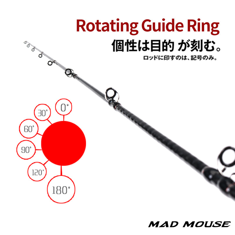 MADMOUSE Japan Full Fuji Parts Slow Jigging Rod 6