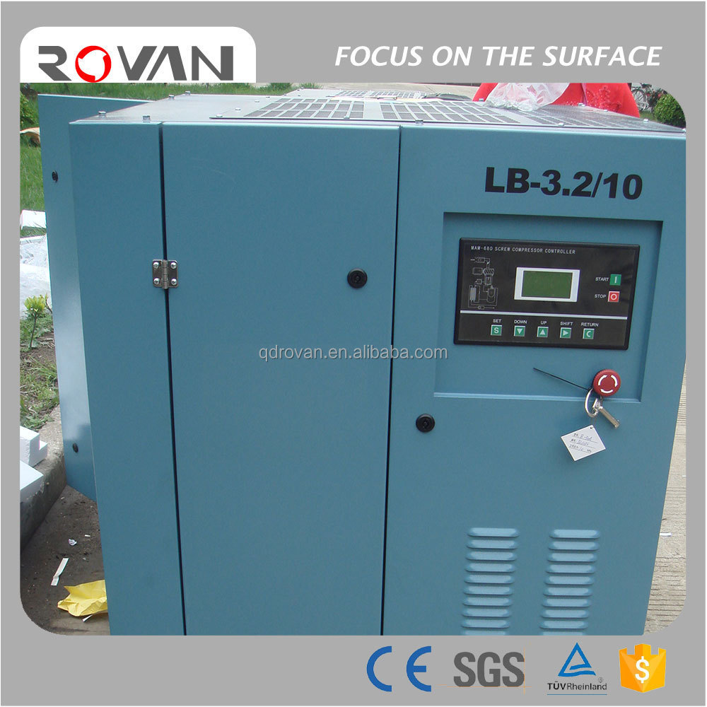 Electric Driven Air Compressor for Dustless Blasting Machine/ industry air compressor