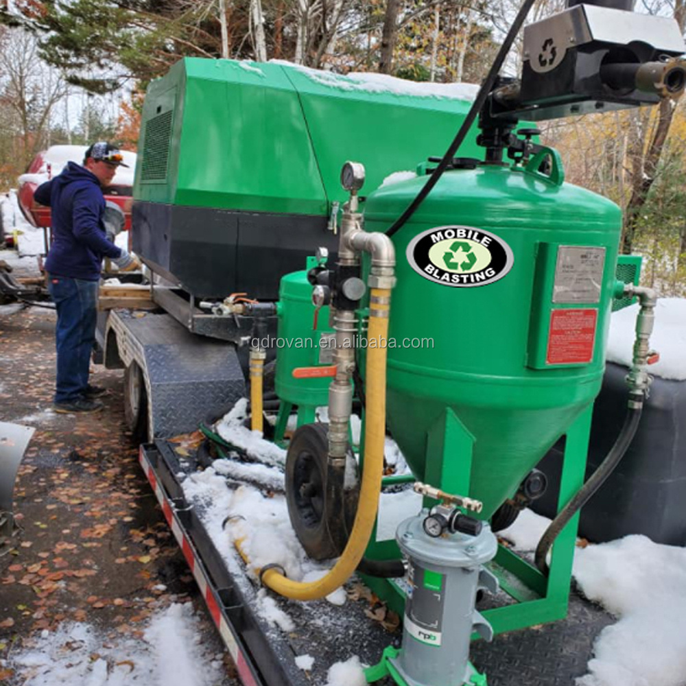 Electric Sandblaster with Sandblasting Hoppers Water Sand Blasting Machine