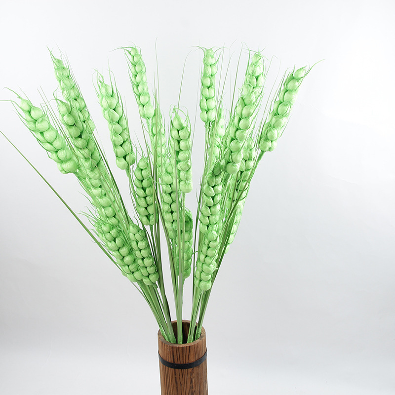 Wholesale 2022 New artificial wheat stalks realistic gold wheat ears pampas grass For Room Bedroom Decoration